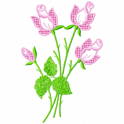 Flowers And Tree Embroidery Design 11 Flowers And Tree Embroidery Design 11